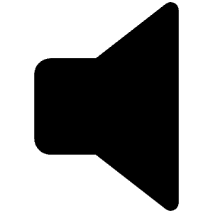Speaker Simple None Fill Icon from Phosphor Fill Set