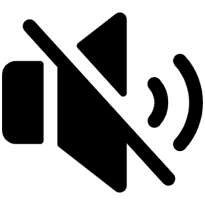 Speaker Slash Fill Icon from Phosphor Fill Set