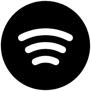 Spotify Logo Fill Icon from Phosphor Fill Set