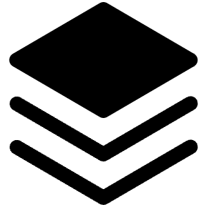 Stack Fill Icon from Phosphor Fill Set