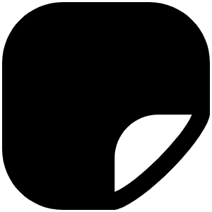 Sticker Fill Icon from Phosphor Fill Set