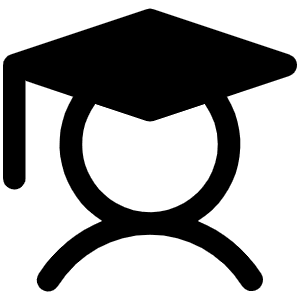 Student Fill Icon from Phosphor Fill Set