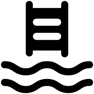 Swimming Pool Fill Icon from Phosphor Fill Set