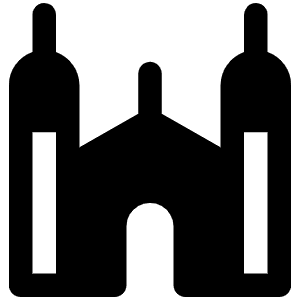Synagogue Fill Icon from Phosphor Fill Set
