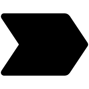Tag Chevron Fill Icon from Phosphor Fill Set
