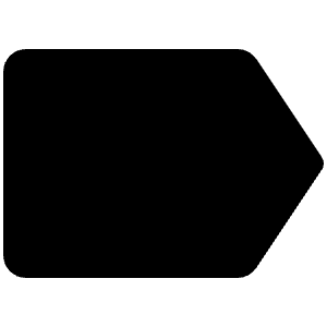 Tag Simple Fill Icon from Phosphor Fill Set