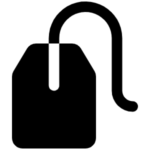 Tea Bag Fill Icon from Phosphor Fill Set
