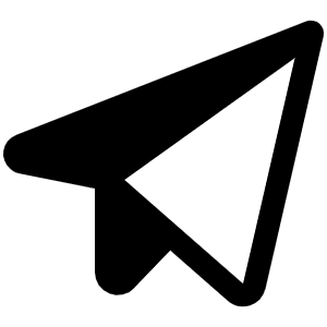 Telegram Logo Fill Icon from Phosphor Fill Set