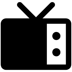 Television Fill Icon from Phosphor Fill Set