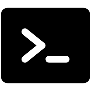 Terminal Window Fill Icon from Phosphor Fill Set