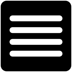 Text Align Justify Fill Icon from Phosphor Fill Set