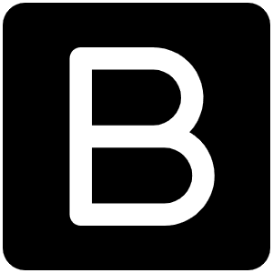 Text B Fill Icon from Phosphor Fill Set