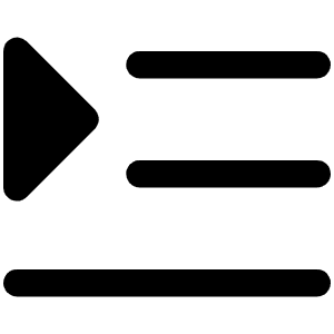 Text Indent Fill Icon from Phosphor Fill Set