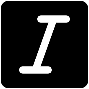 Text Italic Fill Icon from Phosphor Fill Set