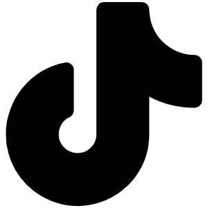Tiktok Logo Fill Icon from Phosphor Fill Set