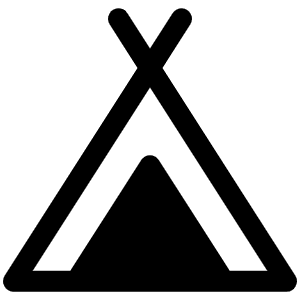 Tipi Fill Icon from Phosphor Fill Set