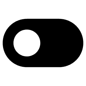 Toggle Left Fill Icon from Phosphor Fill Set