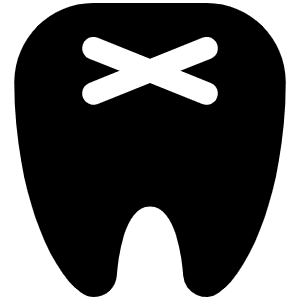 Tooth Fill Icon from Phosphor Fill Set