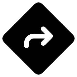 Traffic Sign Fill Icon from Phosphor Fill Set