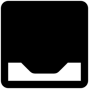 Tray Fill Icon from Phosphor Fill Set