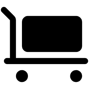 Trolley Fill Icon from Phosphor Fill Set