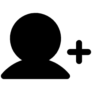 User Plus Fill Icon from Phosphor Fill Set
