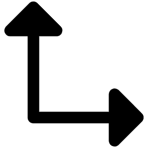 Vector Two Fill Icon from Phosphor Fill Set