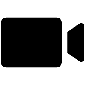 Video Camera Fill Icon from Phosphor Fill Set