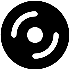Vinyl Record Fill Icon from Phosphor Fill Set