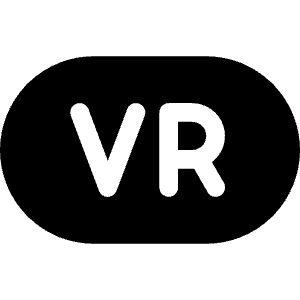 Virtual Reality Fill Icon from Phosphor Fill Set