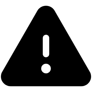 Warning Fill Icon from Phosphor Fill Set