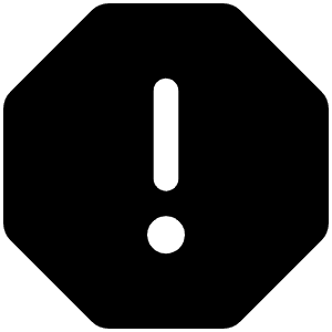 Warning Octagon Fill Icon from Phosphor Fill Set