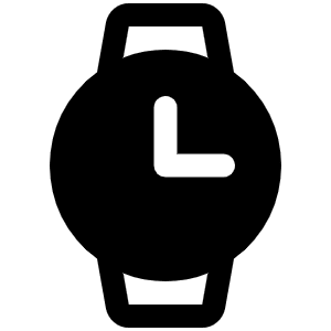 Watch Fill Icon from Phosphor Fill Set