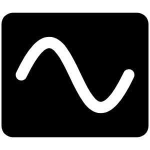 Wave Sine Fill Icon from Phosphor Fill Set
