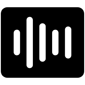 Waveform Fill Icon from Phosphor Fill Set