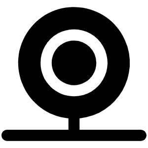 Webcam Fill Icon from Phosphor Fill Set