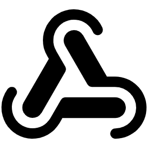 Webhooks Logo Fill Icon from Phosphor Fill Set