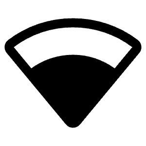Wifi Medium Fill Icon from Phosphor Fill Set