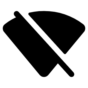 Wifi Slash Fill Icon from Phosphor Fill Set