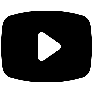 Youtube Logo Fill Icon from Phosphor Fill Set