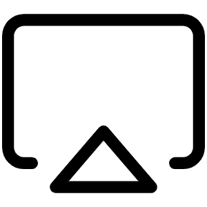 Airplay Light Icon from Phosphor Light Set