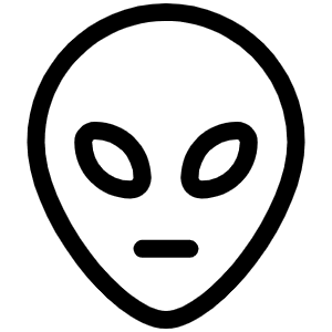 Alien Light Icon from Phosphor Light Set