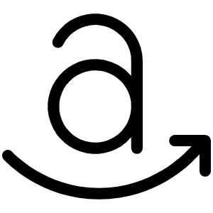 Amazon Logo Light Icon from Phosphor Light Set