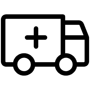 Ambulance Light Icon from Phosphor Light Set