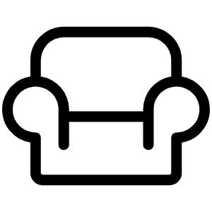 Armchair Light Icon from Phosphor Light Set