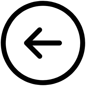 Arrow Circle Left Light Icon from Phosphor Light Set