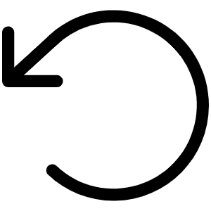 Arrow Counter Clockwise Light Icon from Phosphor Light Set