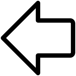 Arrow Fat Left Light Icon from Phosphor Light Set