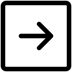 Arrow Square Right Light Icon from Phosphor Light Set