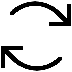 Arrows Clockwise Light Icon from Phosphor Light Set